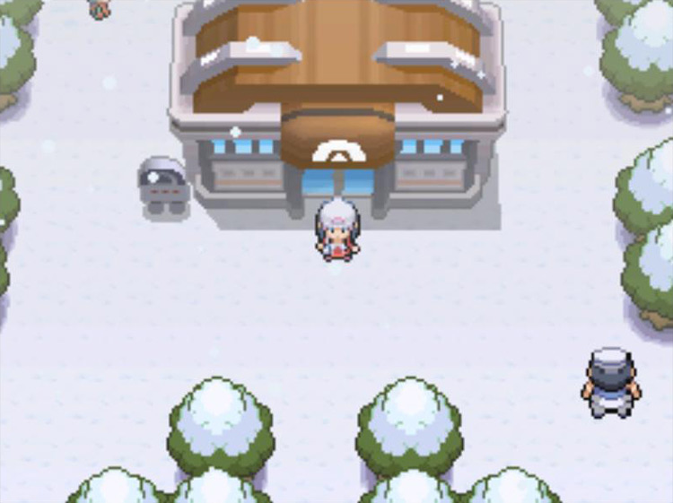 Snowpoint City Gym. / Pokémon Platinum