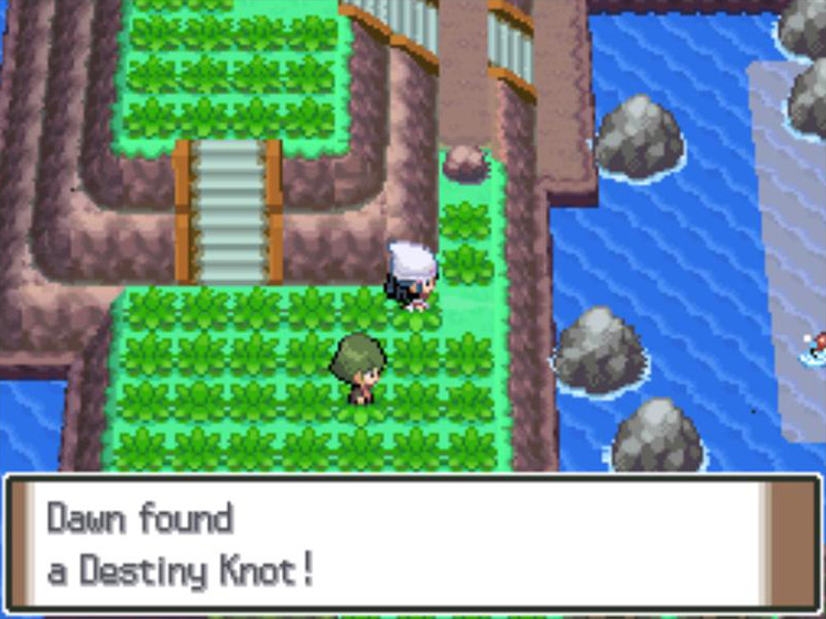 Obtaining the Destiny Knot. / Pokémon Platinum