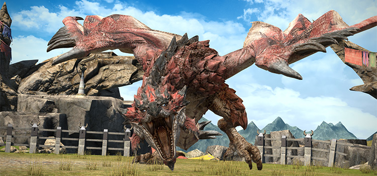 Rathalos Normal Trial in The Great Hunt (FFXIV)