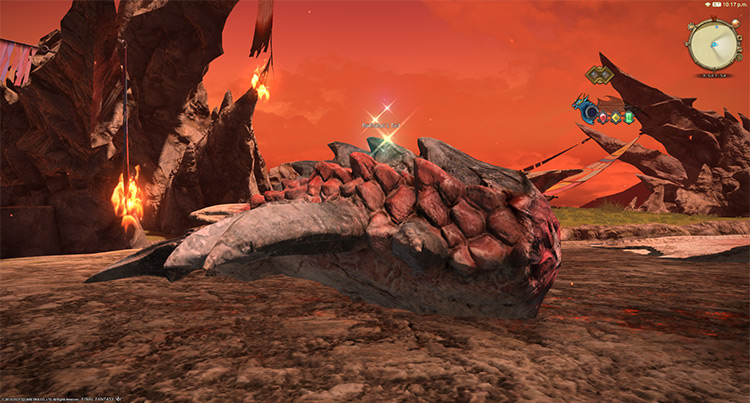 Rathalos NM loot after the trial battle / Final Fantasy XIV