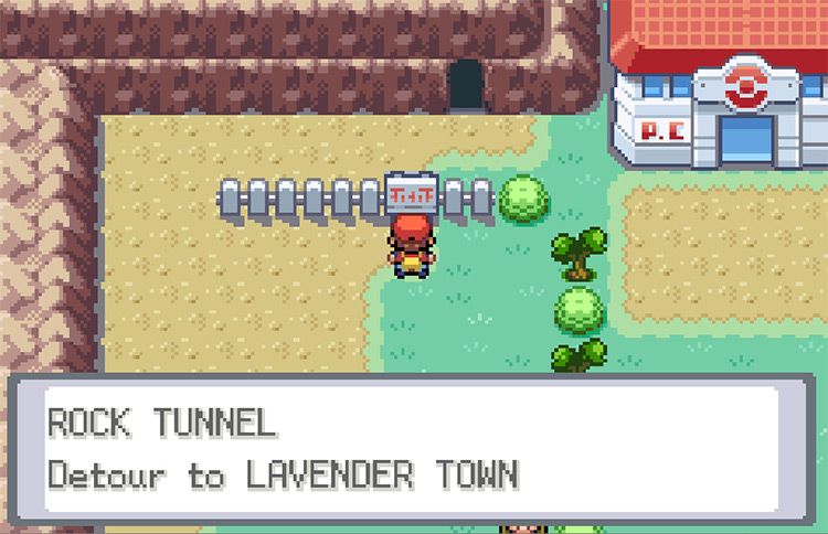 Outside of Rock Tunnel on Route 10 / Pokemon FRLG