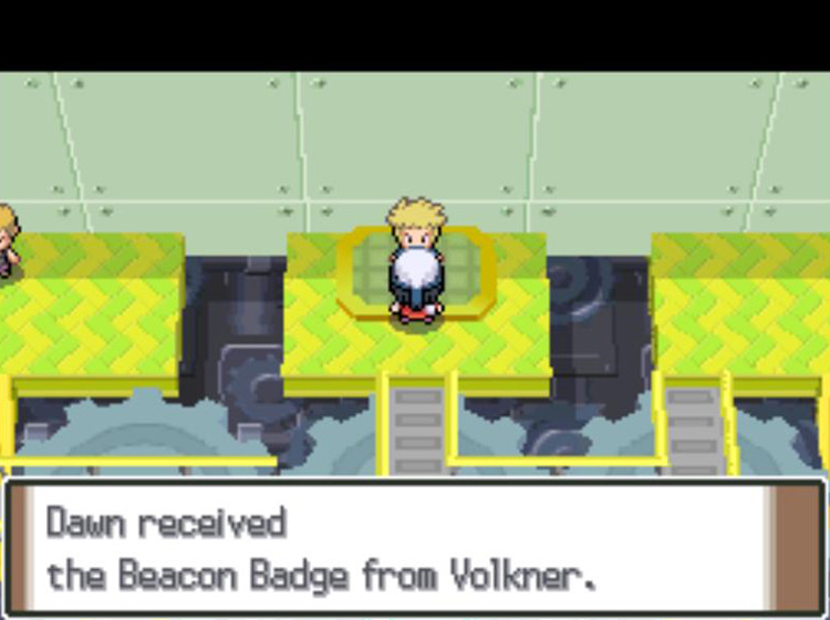 After defeating Volkner / Pokémon Platinum