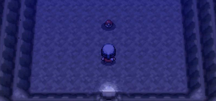 The NeverMeltIce inside of Mt. Coronet (Pokémon Platinum)