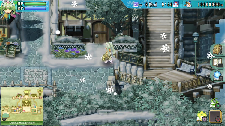 The Ability Store on Selphia: Melody Street / Rune Factory 4