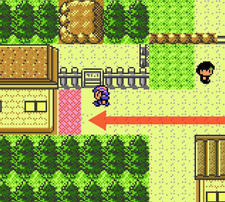 Entering Ilex Forest from Azalea Town / Pokémon Crystal