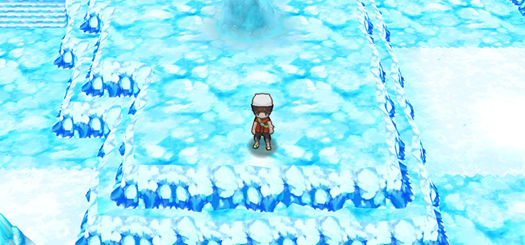 The Nevermeltice room in Shoal Cave (Pokémon Alpha Sapphire)