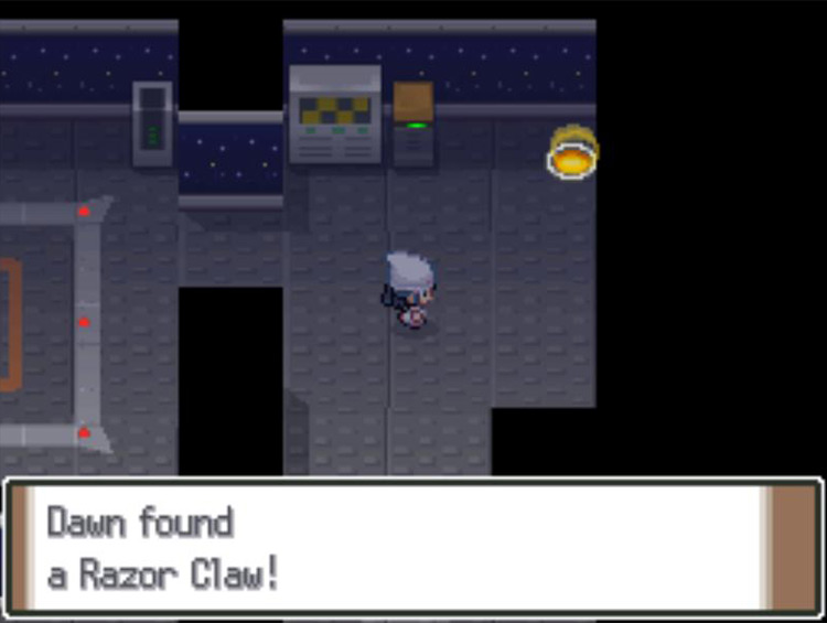 Obtaining the first Razor Claw. / Pokémon Platinum