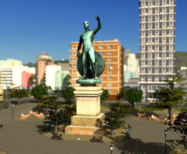 The Statue of Wealth / Cities: Skylines