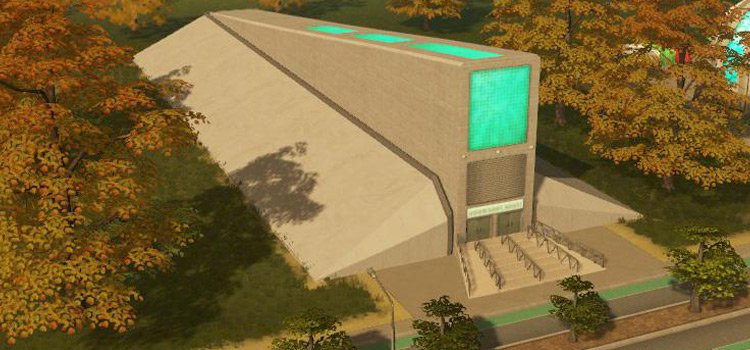 The Doomsday Vault Monument in Cities: Skylines