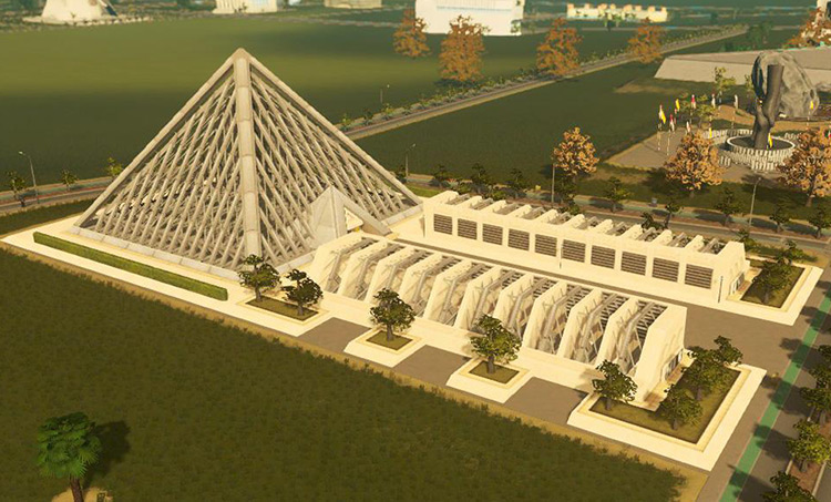 The Pyramid of Safety / Cities: Skylines
