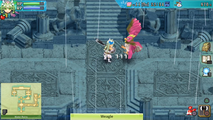 A Weagle in the Water Ruins / Rune Factory 4