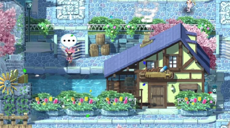 The ghost at Selphia: Housing Area / Rune Factory 4