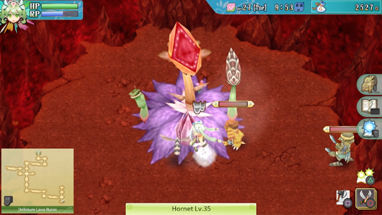Rafflesia in its enraged phase / Rune Factory 4