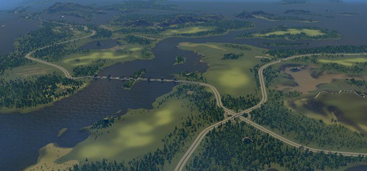 Fisher Enclave Map screenshot from Cities: Skylines