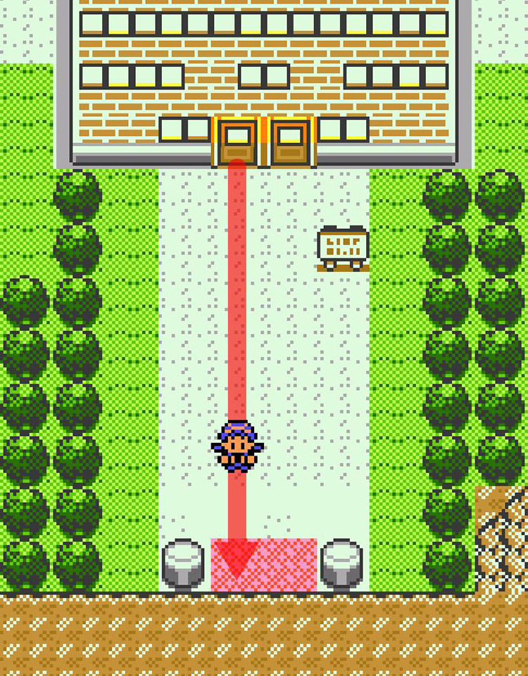 Route 23 (Indigo Plateau). / Pokémon Crystal