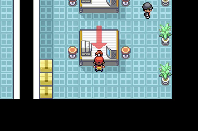 TM41 Torment on the table in Silph Co 4F. / Pokémon FireRed and LeafGreen