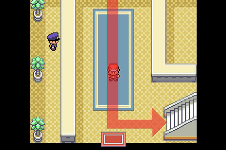 Guard House on Route 12 (Interior). / Pokémon FireRed and LeafGreen
