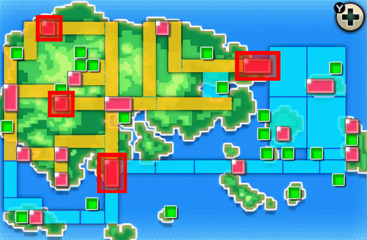 Hoenn towns/cities with Contest Halls / Pokémon Omega Ruby and Alpha Sapphire