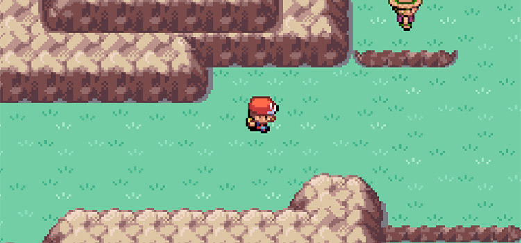 Running through Route 3 with the Running Shoes (FireRed)