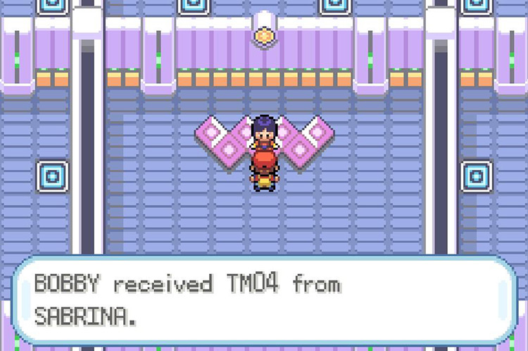 Getting the Calm Mind TM from Sabrina. / Pokémon FireRed and LeafGreen