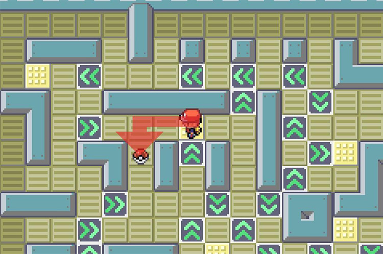 TM12 Taunt in the Game Corner Basement. / Pokémon FireRed and LeafGreen