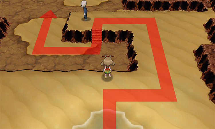 Shoal Cave during low tide / Pokémon Omega Ruby and Alpha Sapphire
