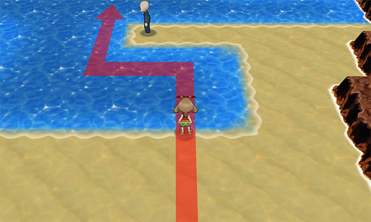Shoal Cave during high tide / Pokémon Omega Ruby and Alpha Sapphire