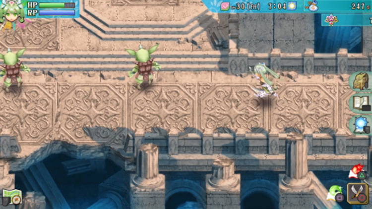 An area in Leon Karnak that looks like the Water Ruins / Rune Factory 4