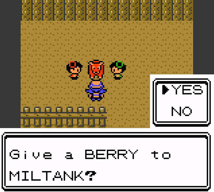 Giving Miltank a Berry / Pokémon Crystal