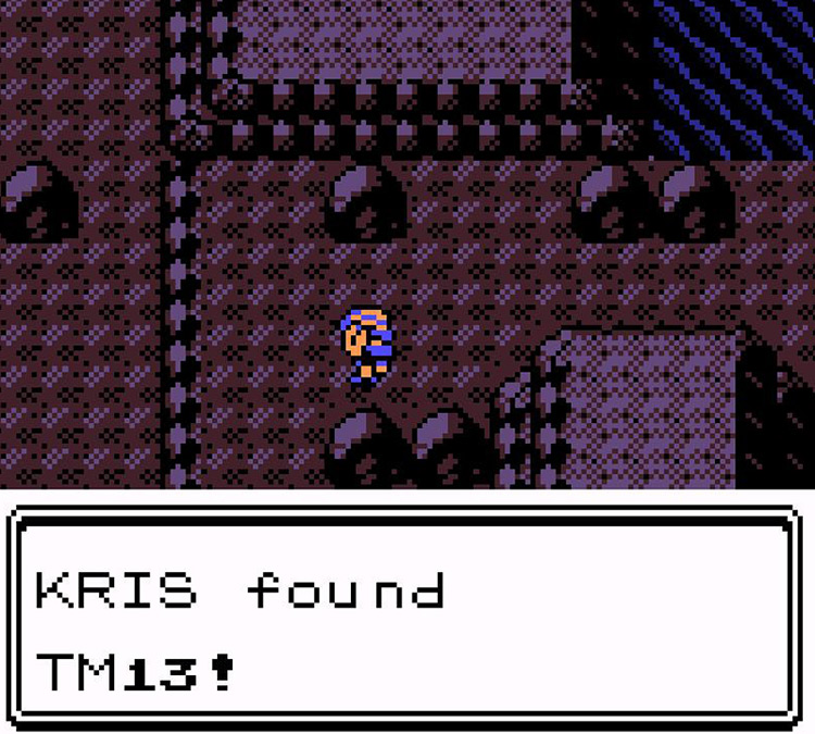 Obtaining TM13 in the Dark Cave / Pokémon Crystal