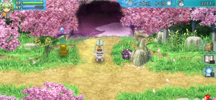 The Entrance to Idra Cave in Rune Factory 4 Special