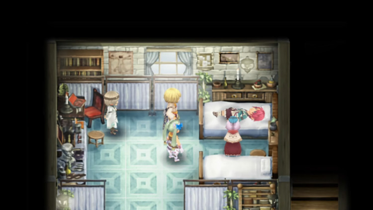 A short cutscene where you discover the location of a Sechs research facility / Rune Factory 4