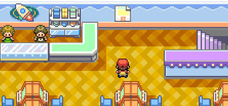 Standing in the Celadon Game Corner in FireRed