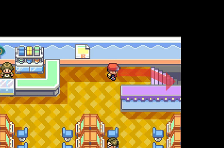 Head down to the Game Corner Basement / Pokémon FireRed & LeafGreen