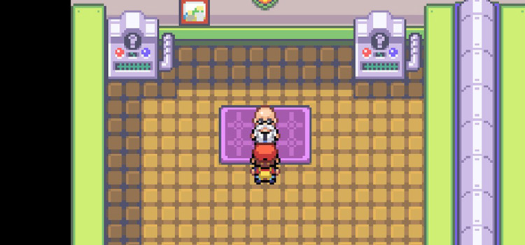 Battling gym leader Blaine in Pokémon FireRed