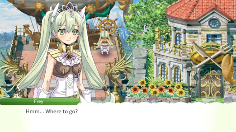 A Telecommunicator for calling an airship in Selphia Town / Rune Factory 4