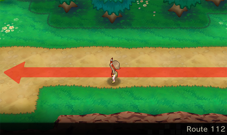 Route 112’s southern section / Pokémon Omega Ruby and Alpha Sapphire