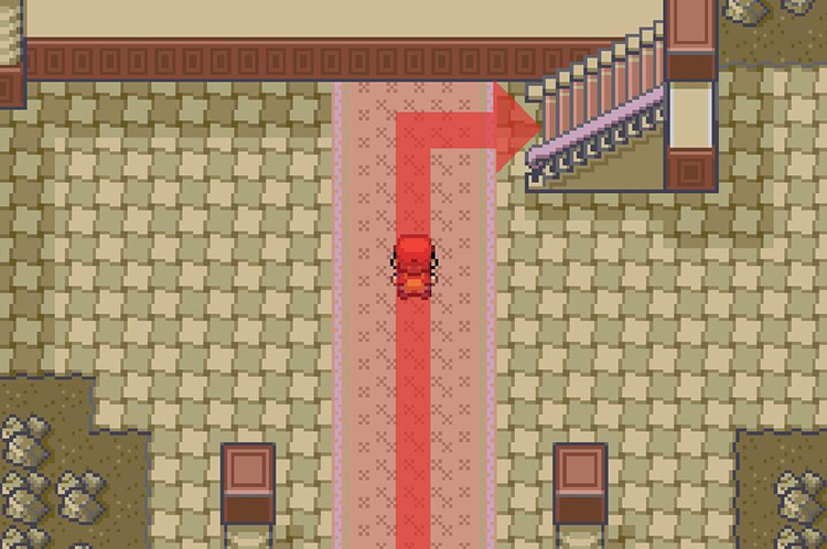 Take the stairs to the 2nd floor / Pokémon FRLG