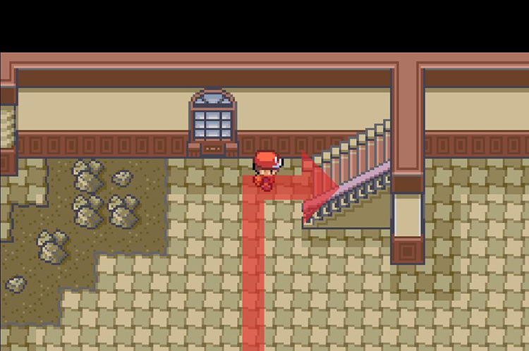 Take the stairs to the 3rd floor / Pokémon FRLG