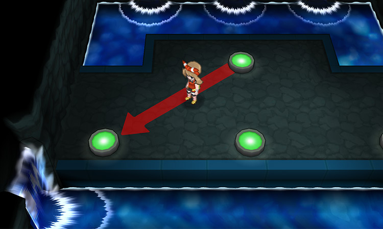 The fifth warp tile you need to use / Pokémon Omega Ruby and Alpha Sapphire