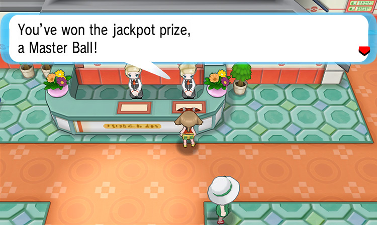 Winning a Master Ball from the Lottery / Pokémon Omega Ruby and Alpha Sapphire