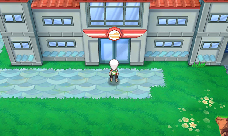 Outside the Lilycove City Harbor. / Pokémon Omega Ruby and Alpha Sapphire