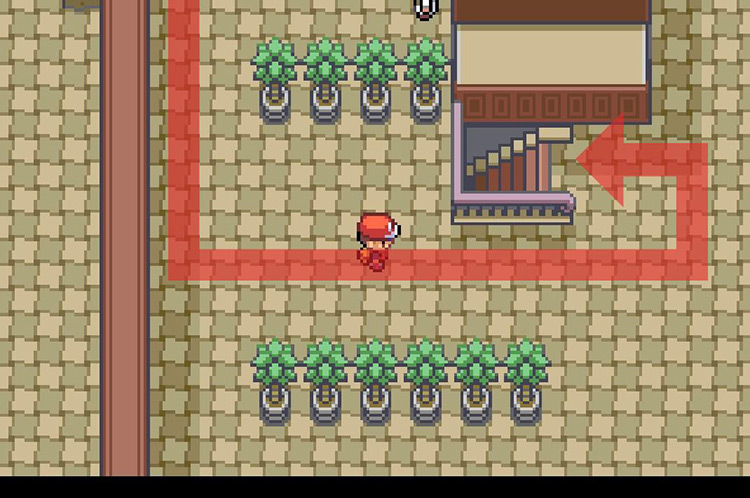 Take the stairs to the basement / Pokémon FRLG