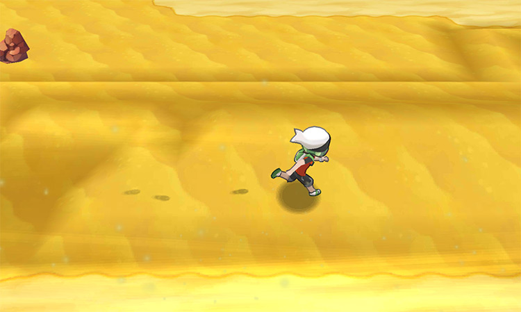 Walking around in the Route 111 Desert. / Pokémon Omega Ruby and Alpha Sapphire