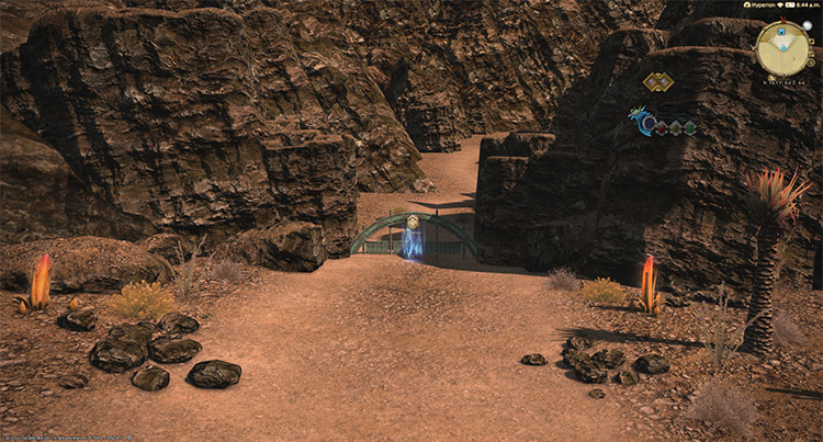 Mt. Gulg’s entrance in Kholusia / Final Fantasy XIV
