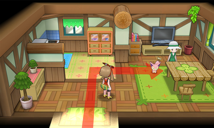 Inside the Happiness Checker’s house / Pokémon Omega Ruby and Alpha Sapphire