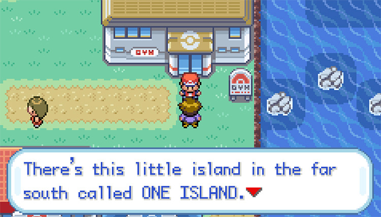 Sailing with Bill to One Island after defeating Blaine / Pokémon FRLG
