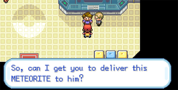 Delivering the Meteorite to the owner of the Joyful Game Corner for Bill / Pokémon FRLG
