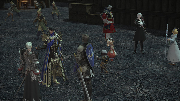 The four Alliance leaders preparing for war / Final Fantasy XIV