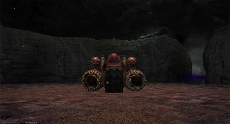 Prometheus - a massive Garlean drilling machine / Final Fantasy XIV